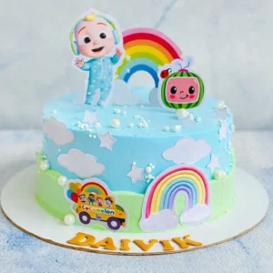 Coco melon Fun Theme Cake