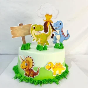 Dinosaur Theme Cake