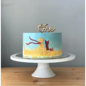 First Birthday Theme Cake