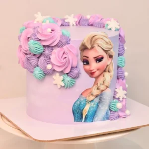 Floral Barbie Cake