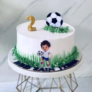 Football Cream Cake