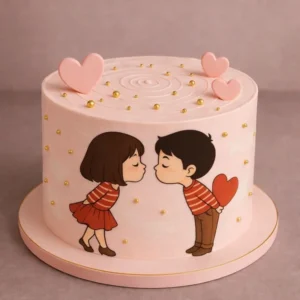 Forever Love Couple Cake