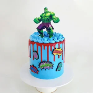 Hulk Cartoon Cake
