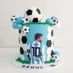 Lionel Messi Theme Cake
