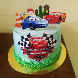 Racing Cars Designer Cake